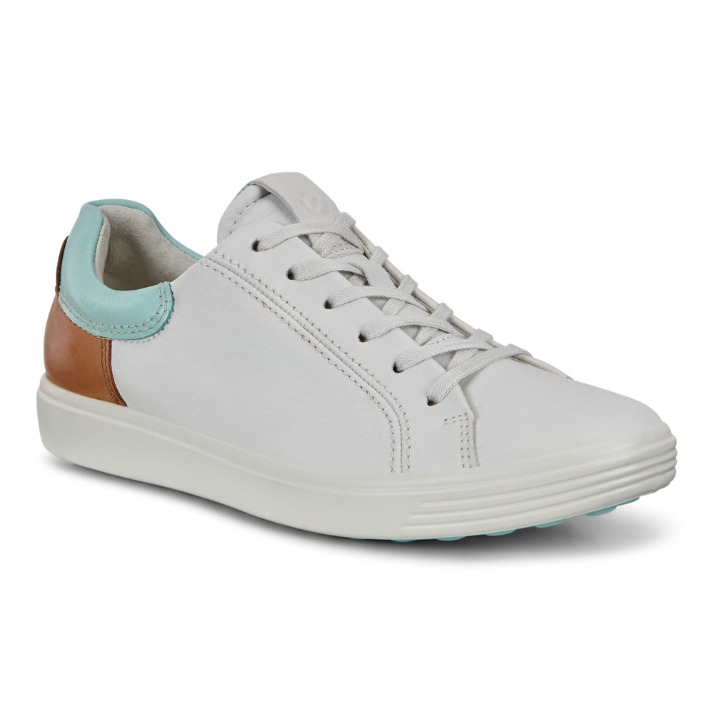 Tenis Mujer - ECCO Soft 7 Street - Blancos - DIT492301